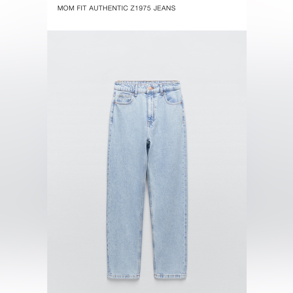 Zara mom fit authentic z1975 jeans